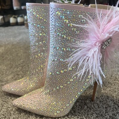 Botines de aguja Aritzia rosa brillante Foto 1 de 4