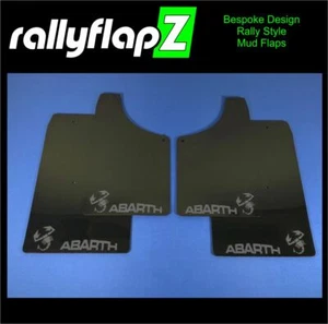 rallyflapZ Komplettset Schlammklappenschutz ABARTH 500,595,695 3,2 mm Glanz PVC SA-GY - Bild 1 von 7