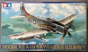 Tamiya 61058 Douglas A-1H Skyraider U.S. Navy 1/48 Scale Model Kit 1:48 2800 - Picture 1 of 1