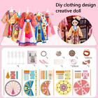 Fashion Design Kit Creativity Doll Clothes Dress DIY Sell New For Children U29C