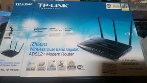 Tp-Link N600 Dualband Gigabit ADSL2 + Router TD-W8980 - Photo 1/5