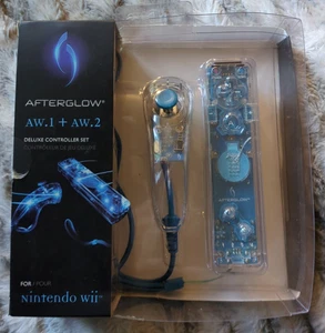 AFTERGLOW AW.1 & AW.2 DELUXE CONTROLLER SET - Nintendo Wii - Blau - Bild 1 von 2