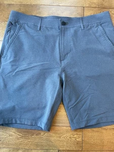 Public Rec Shorts Mens 34 Workday Chino Lightweight Golf 8” Inseam Dark Grey - Picture 1 of 4