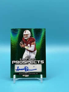 2024 Leaf Electrum Prospects Autographs Ashton Daniels #Pa-Ad1 Green /5 (AU, RC) - Bild 1 von 2