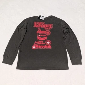 "Ramen Noodle Soup Maruchan" Dark Green Long Sleeve Kids Size L (10/12) - Picture 1 of 5