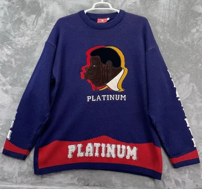 Suéter Vintage Fubu Platino 2XLnFat Albert Head Logo Spelleut Street Hip Hop Foto 1 de 4