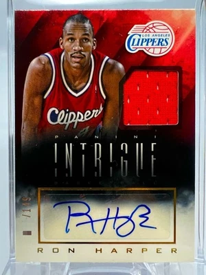 2013 Panini Intrigue Ron Harper  Loa Angeles Clippers Patch Auto /149 #27 - Image 1 of 4