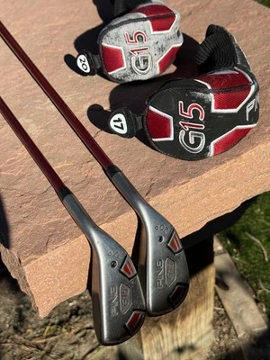 Ping G15 Hybrid set 17 and 20 Degrees , Graphite Regular, w headcovers - Image 1 of 4