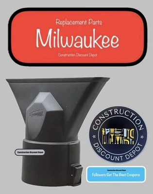 Milwaukee 31-12-0122 Ricambio Ugello Svasato Attacco M18 Soffiatore 3009-22HD - Immagine 1 di 2