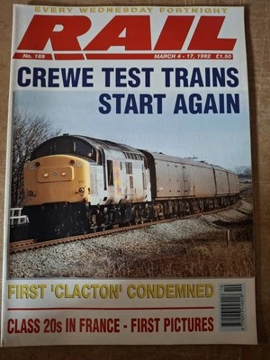 Rail magazine: No. 169: Mar04-17  1992 : CREW TEST TRAINS RESTART:(D) - Image 1 of 4