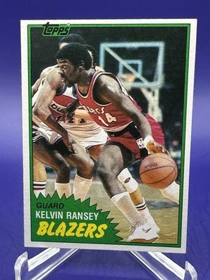 KELVIN RANSEY 1981-82 Topps ROOKIE #88 - NM/MT - Blazers - Image 1 of 2