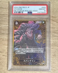 PSA10 Spandine EB01-043 R PB Storage Box Set - Gold One Piece Card 2024 Japan - Bild 1 von 2
