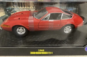 Hot Wheels 1:18 1968 Ferrari 365 GTB/4 Daytona  Diecast Supercar - NEW Unopened - Picture 1 of 10