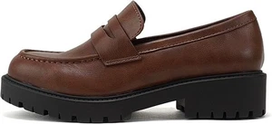 SODA Women's Size 8.5M Chunky Platform Loafers w/1.5" Heels, Dress-Casual Shoes - Picture 1 of 6