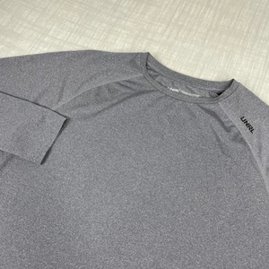 UNRL Mens Sz MED Long Sleeve Shirt Stride Collection Heather Blue/Grey Stretch - Picture 1 of 12