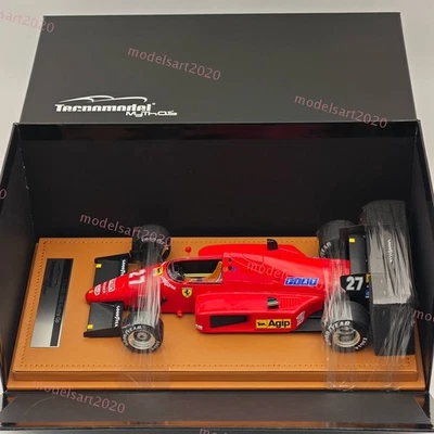 1/18 Tecnomodel Ferrari F1 86 #27 2nd AUSTRIAN GP 1986 MICHELE ALBORETO Resin - Image 1 of 4