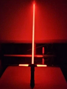 Star Wars Black Series Kylo Ren Force FX Deluxe Lightsaber W Box & Stand-WORKING - Picture 1 of 15