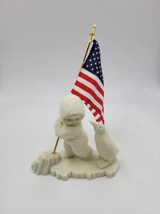 Department 56 It's A Grand Old Flag Snowbabies Figurine 1996 No Box One Flag - Picture 1 of 8