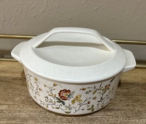 Lenox Temper-Ware Merriment 6.5” Round Covered Casserole Baking Dish Lid Vintage - Picture 1 of 5