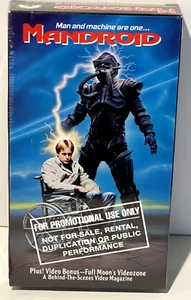 MANDROID VHS PROMO SCREENER RARE - Picture 1 of 6