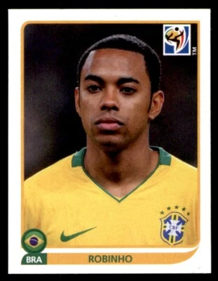 Panini World Cup 2010 Unnumbered (Coca-Cola Promo) Robinho (Brazil) - Image 1 of 2