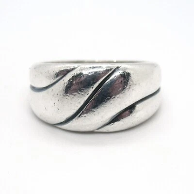 QUINN / FRANZ SCHEURLE Ring aus 925er Sterling Silber Silver Swirl Band RG54 - Bild 1 von 4