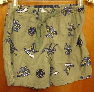 LIFE IS GOOD Skiing youth lrg pajama shorts New England kids beat-up size 12 - Picture 1 of 3
