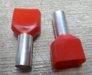50 Doppeleinstieg Drahthülse 2x 10mm ADET10.0 Stiefelspitze 8AWG - Bild 1 von 4
