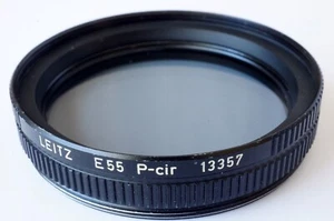 Leica Leitz E55 P-cir Circular Polarizer Filter 55mm 13357 Good Working Order - Picture 1 of 6