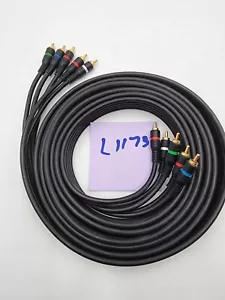 12ft Component RCA Cable A/V 5 RCA Cord Audio Video RGB DVD HDTV YPbPr Male-Male - Picture 1 of 4