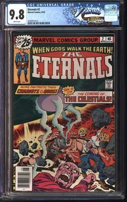 Marvel Comics Eternals #2 8/76 CGC FANTAST 9,8 páginas blancas Foto 1 de 2