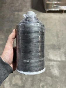 Medium Flint Grey Color Nylon Thread 32 Oz Made in USA by A&E T90 Bonded Nylon - Picture 1 of 2