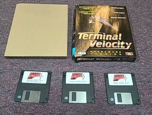 Terminal Velocity Shareware 3.5" Floppy Disk Giochi Apogee PC - Foto 1 di 24