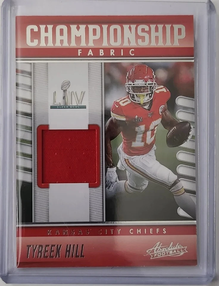 Tyreek Hill 2023 Absolute Football Championship Fabric KC Chiefs Superbowl CF-9  - Image 1 of 1