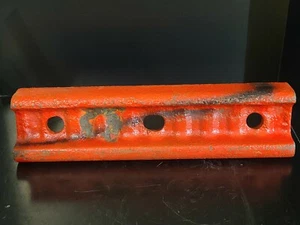 GENUINE Railway Railroad Steel Fish Plate Joint Bar Splice Bar Rail Fastener - Picture 1 of 10