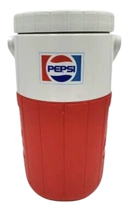 Jarra de alivio Coleman Pizza Hut Pepsi 1/2 galón jarra aislada con mango limpio! - Imagen 1 de 5