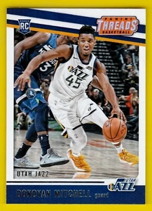 2017-18 Threads 98 Donovan Mitchell RC Jazz Cavaliers - Picture 1 of 1