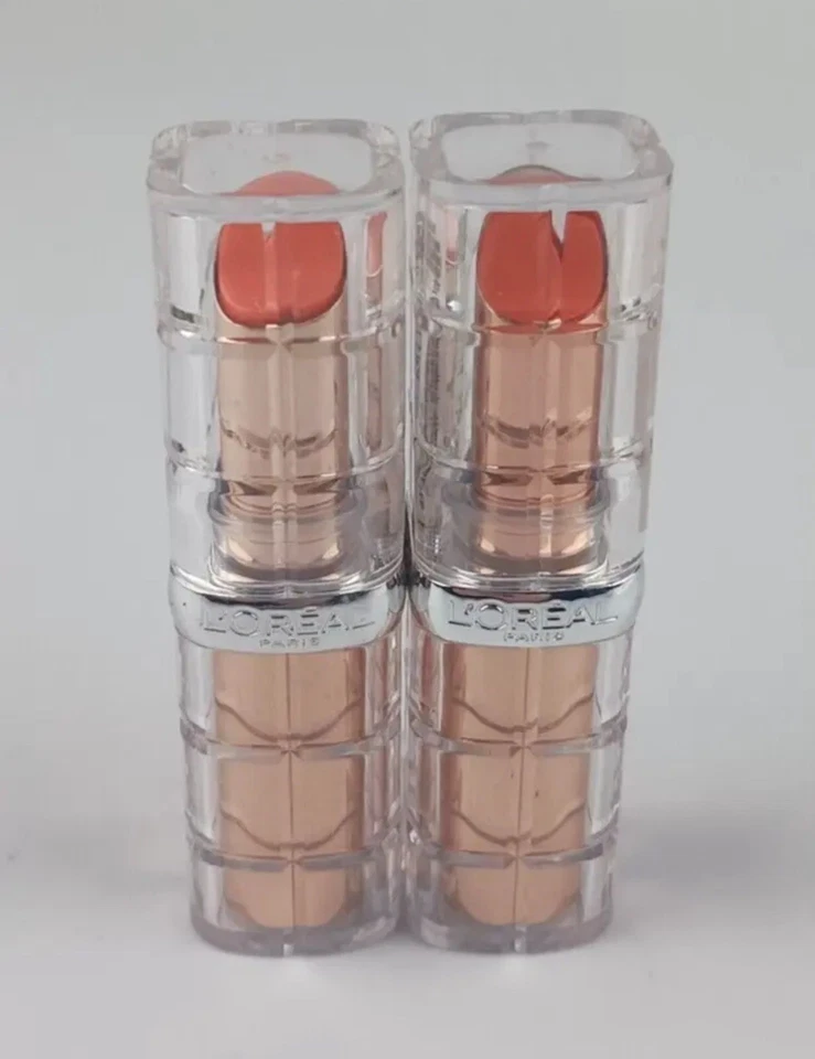 2 PACK L'OREAL COLOUR RICHE PLUMP & SHINE 101 NECTARINE PLUMP - Image 1 of 1