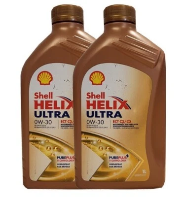 Shell Helix Ultra ECT C2/C3 0W-30 2x1 Liter MB 229.52 VW 50400 Motoröl - Bild 1 von 3