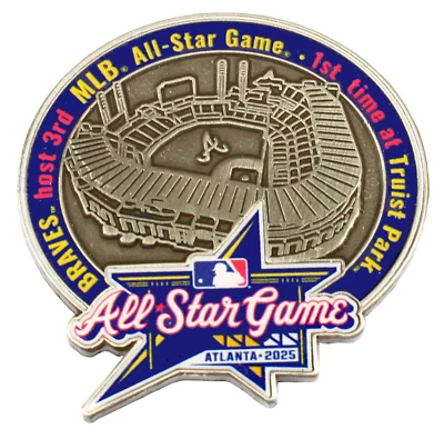 2025 MLB All-Star Game Truist Park Pin - Limited 1,000 - 1.5" - Image 1 of 4