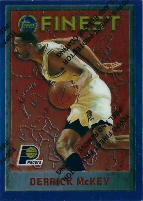 1995-96 Topps Finest Derrick McKey - Indiana Pacers - Image 1 of 2