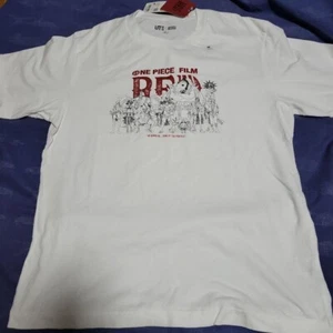 M(JPN) size UNIQLO One Piece UT FILM RED T-shirt White from Japan Rare - Picture 1 of 3