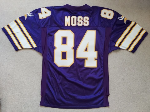 Randy Moss Minnesota Vikings Starter Authentic Pro Line Jersey Size 48 Cover