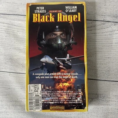 FLIGHT OF BLACK ANGEL (vhs) Peter Strauss, William O'Leary Rare Action NEW - Image 1 of 4