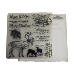 Reindeer Crossing Stamp set Ctmh S1912 - Picture 1 of 4