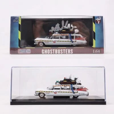 YS 1/64 Cadillac Ghostbusters ECTO-1A Diecast Model Car Miniature Collection - Image 1 of 4