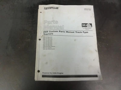 Caterpillar CAT D6R Custom Parts Manual Track Type Tractor Parts Manual - Image 1 of 4