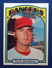 1972 Topps #64 Pete Broberg - Texas Rangers EX++