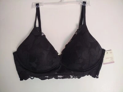 So Intimates Convertible Bralette Black Lace XL NEW SO10551 - Image 1 of 4