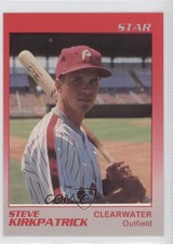 1989 Star Clearwater Phillies Stephen Kirkpatrick #12